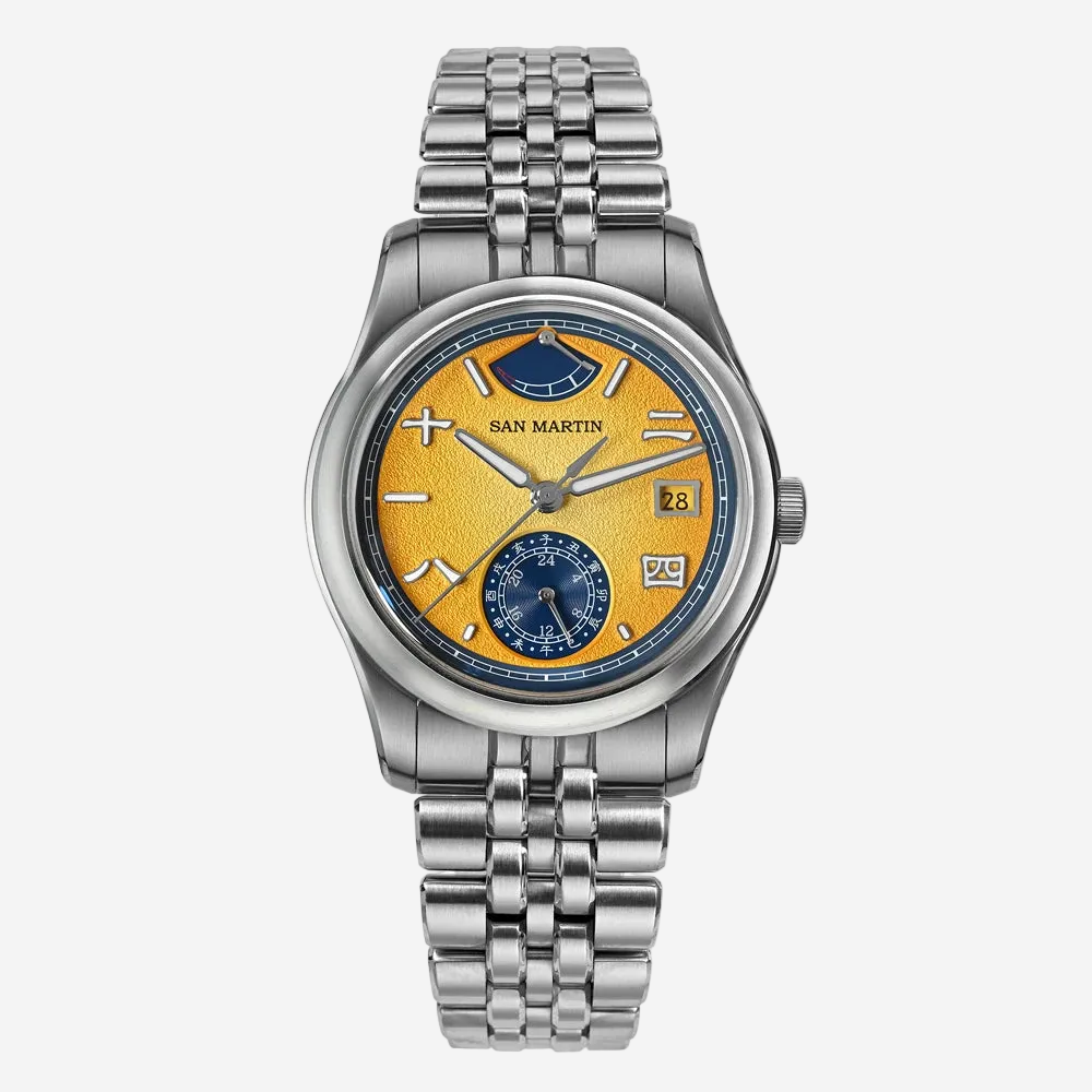 San Martin SN0144-DG – Automatic Mechanical Watch 39mm with Power Reserve breitvacher