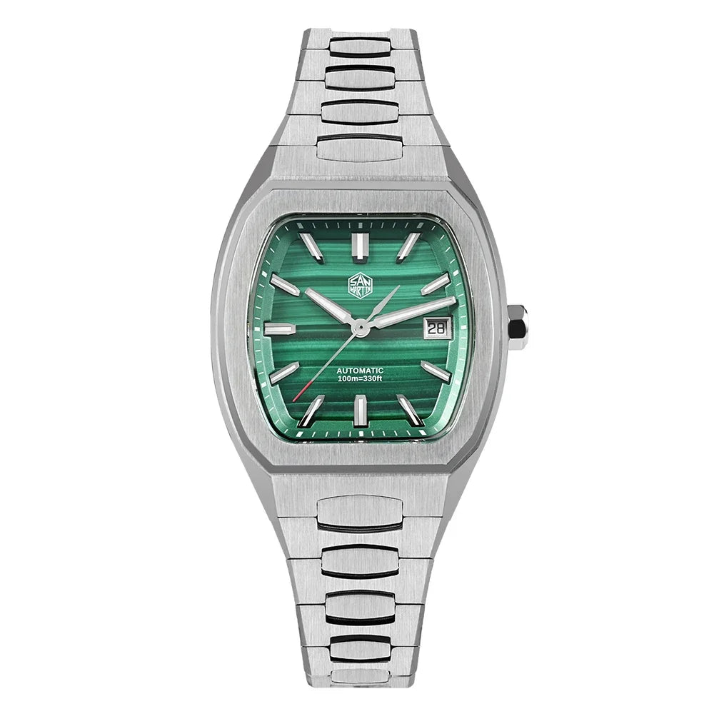 Automatic Sapphire Watch with green dial