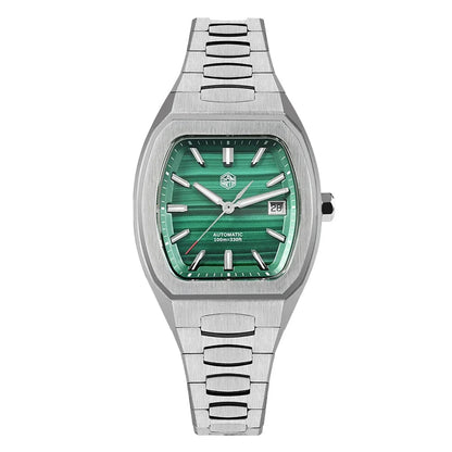 Automatic Sapphire Watch with green dial