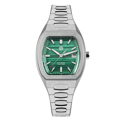 Automatic Sapphire Watch with green dial