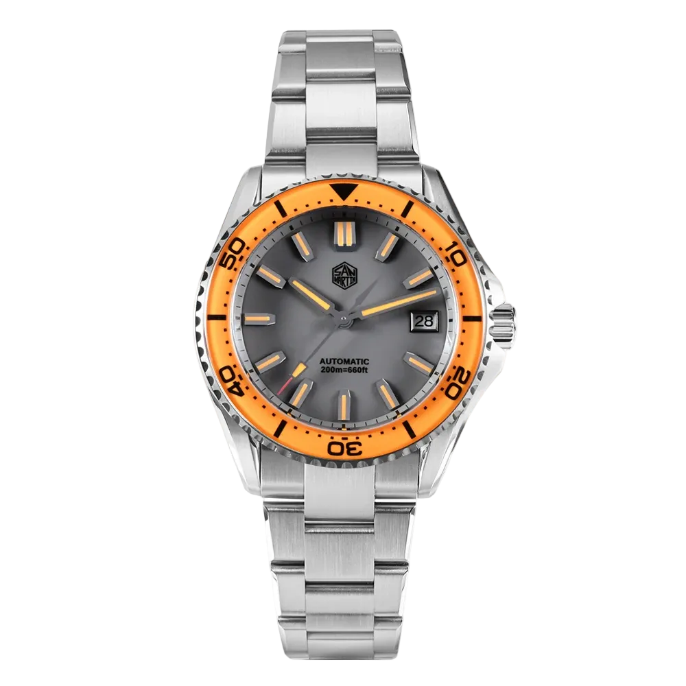 San Martin SN0129G-D - Di - watch lume glowing blue