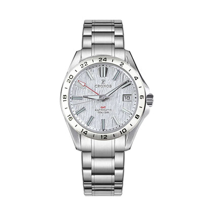 Cronos L6029 V2 – Men’s cronos gmt automatic watch with Textured Dial breitvacher