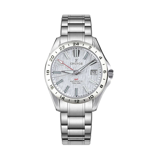 Cronos L6029 V2 – Men’s cronos gmt automatic watch with Textured Dial breitvacher