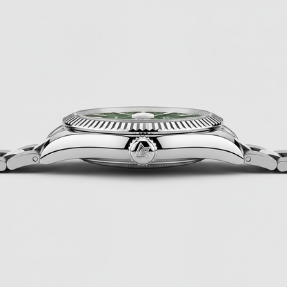 CADISEN C8198M - Men's Au - side crown fluted bezel