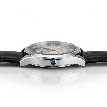Pindu P6516 - Flying Tour - watch side, polished case