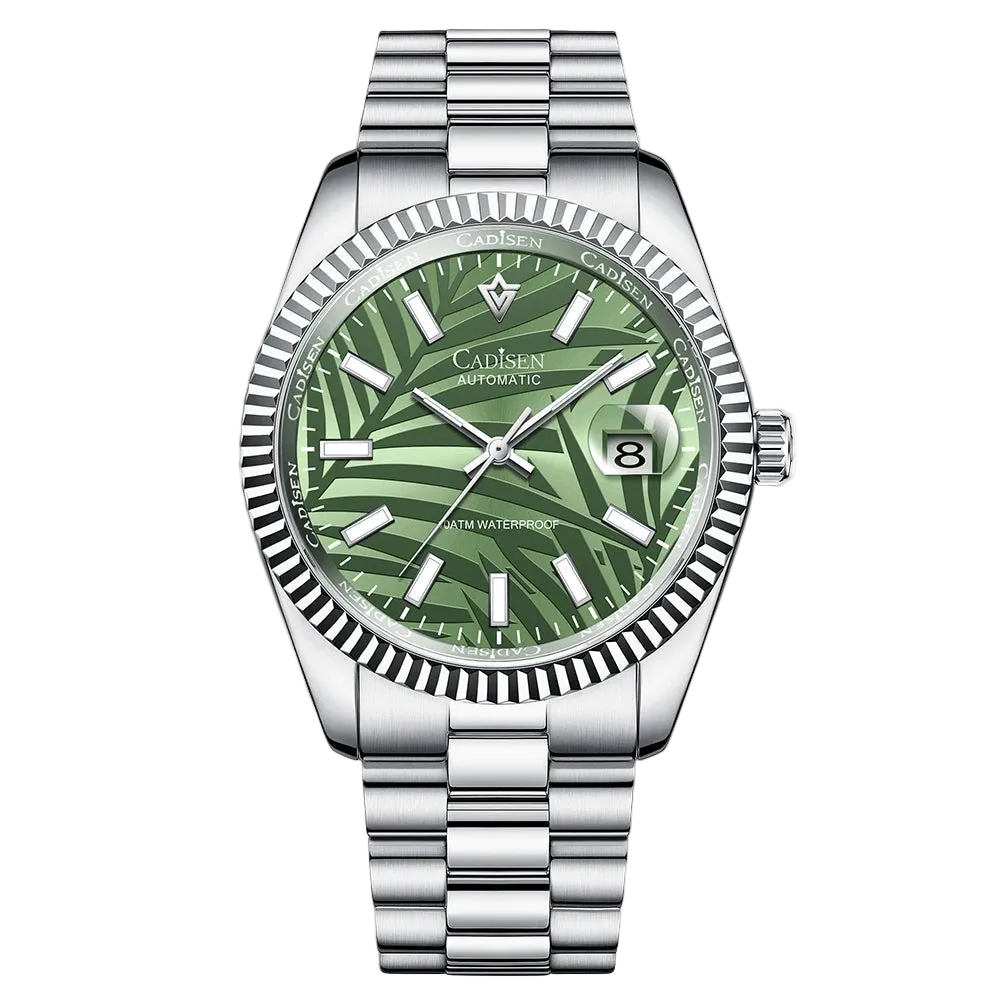 CADISEN C8198M - Men's Au - full shot green dial