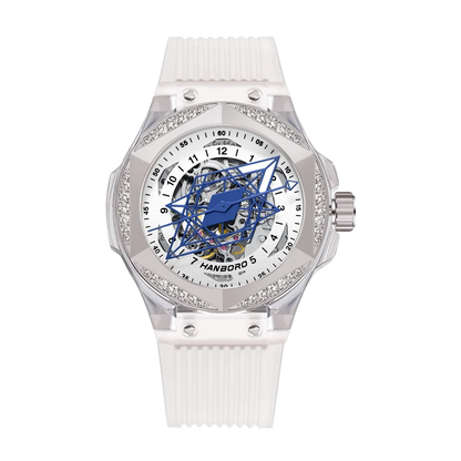 HANBORO 996-1 - Mechanica - detailed texture, bezel reflections, craftsmanship