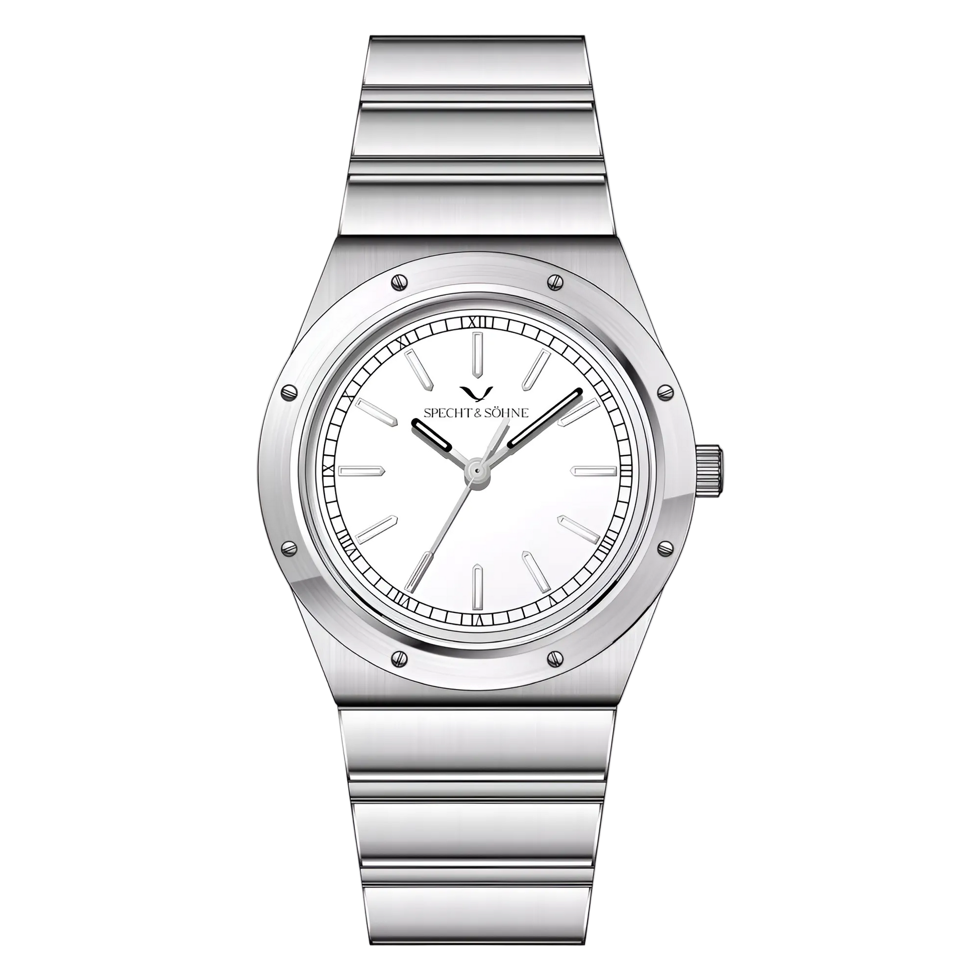 Specht & Söhne OMG - Quar - white dial front