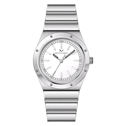 Specht & Söhne OMG - Quar - white dial front