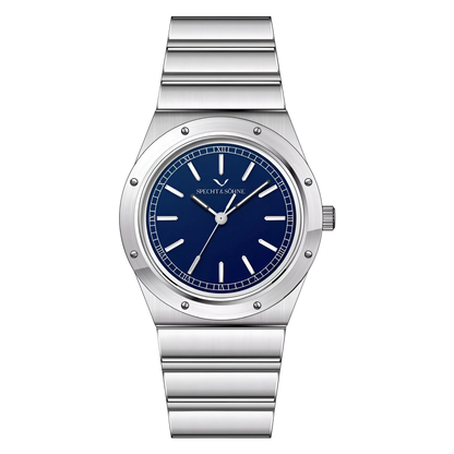 Specht & Söhne OMG - Quar - blue dial front