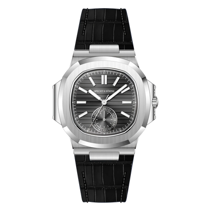 Specht & Söhne SP-5980 - - grey dial, black strap