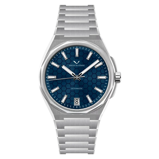 Specht & Söhne SP-Defy - M - front view, steel bracelet