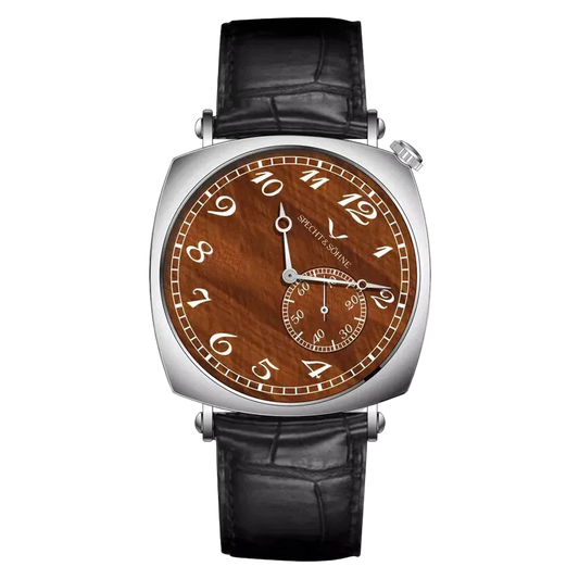 Specht & Söhne SP-1921 - - silver, wood dial