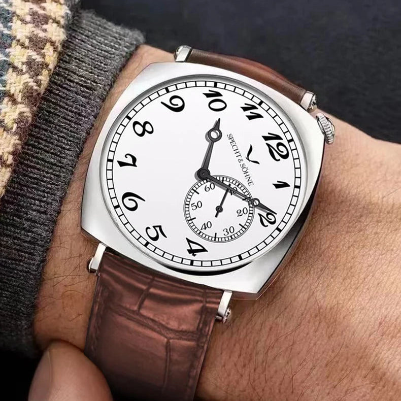 Specht & Söhne SP-1921 - - on wrist, white dial