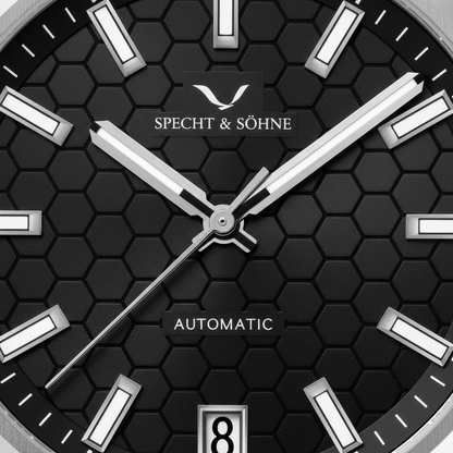 Specht & Söhne SP-Defy - M - dial close-up, honeycomb