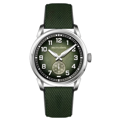 Specht & Söhne SP0029 - M - silver case, green dial