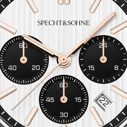 Specht & Söhne SP0005 - M - dial close-up, rose gold