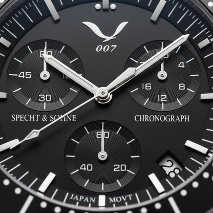 Specht & Söhne SP0007 - M - chronograph dial detail