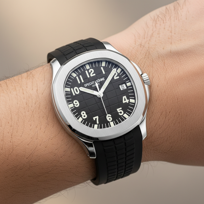 Specht & Söhne SP0008 - A - black dial, on wrist