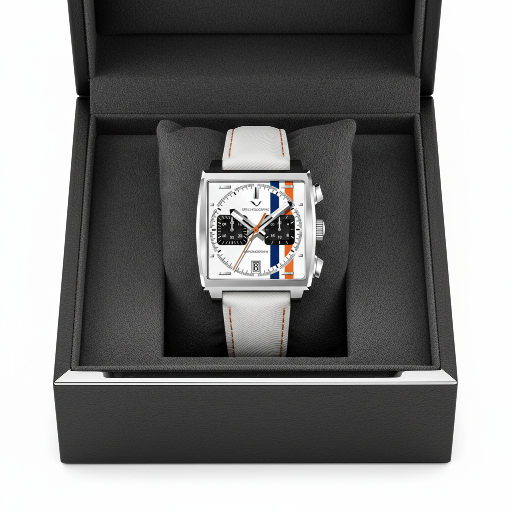 Specht & Söhne SP0009 - M - white racing dial in box