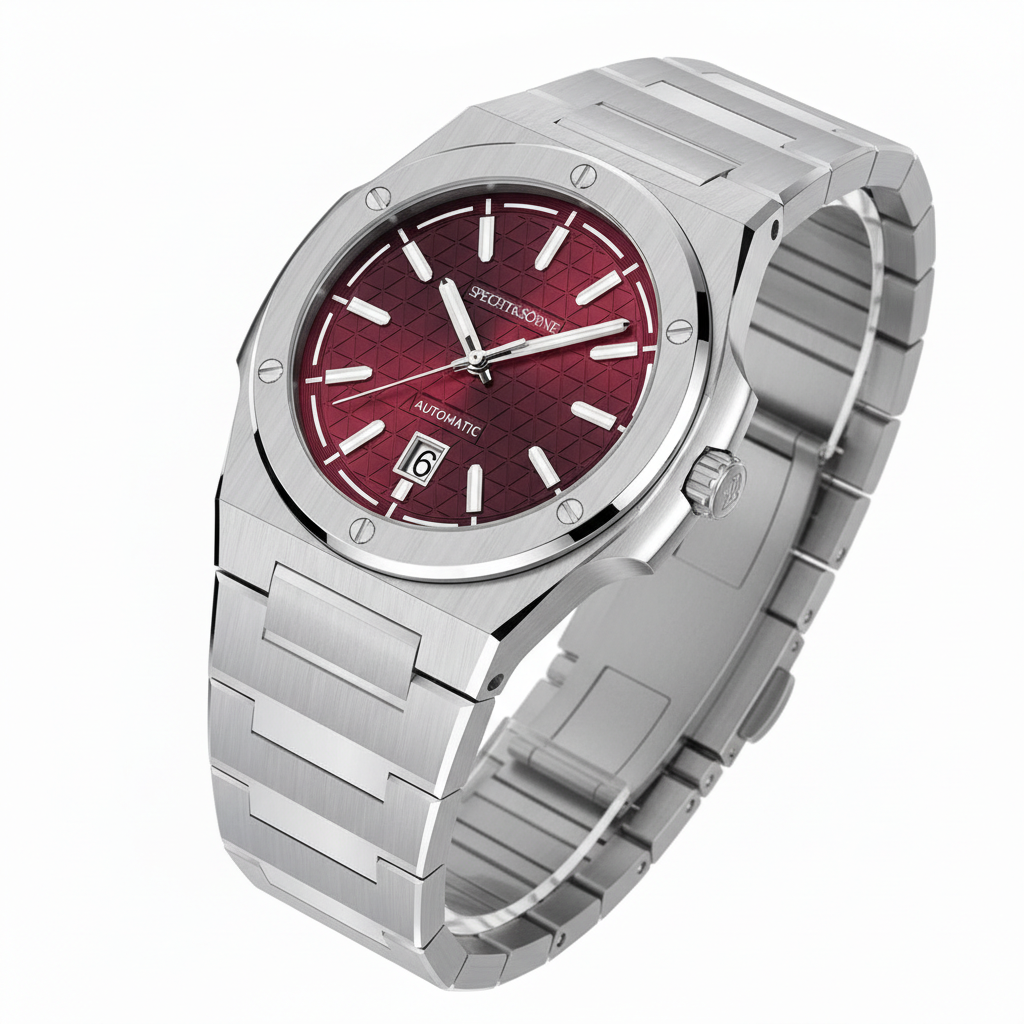 Specht & Söhne SP0022 - M - angled view steel bracelet