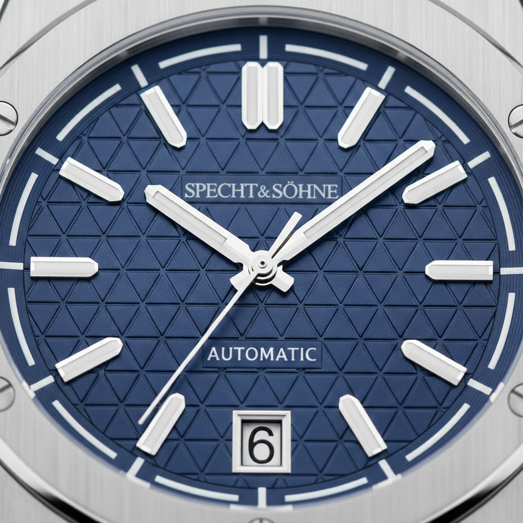 Specht & Söhne SP0022 - M - dial close-up blue