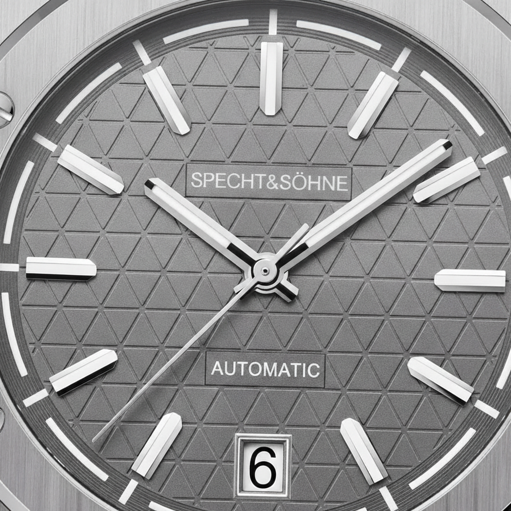 Specht & Söhne SP0022 - M - dial close-up, grey