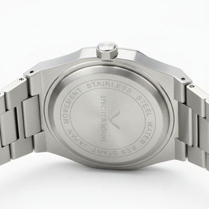 Specht & Söhne SP0026 - Q - case back, engraved steel