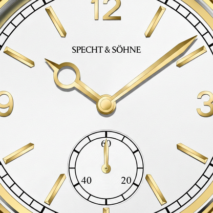 Specht & Söhne SP-1908 - - close-up, gold dial