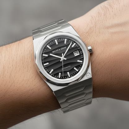 Specht & Söhne SP222 - Me - black dial on wrist