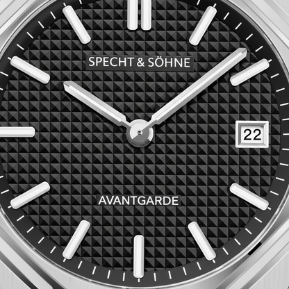 Specht & Söhne SP-Ro-Ya - - dial texture, date, hands