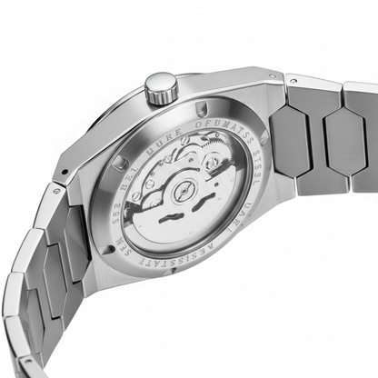 Specht & Söhne VC222 - L - silver, back, movement