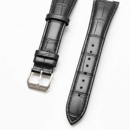 Specht&Sohne SP0010 - Mec - Black leather strap, pin buckle