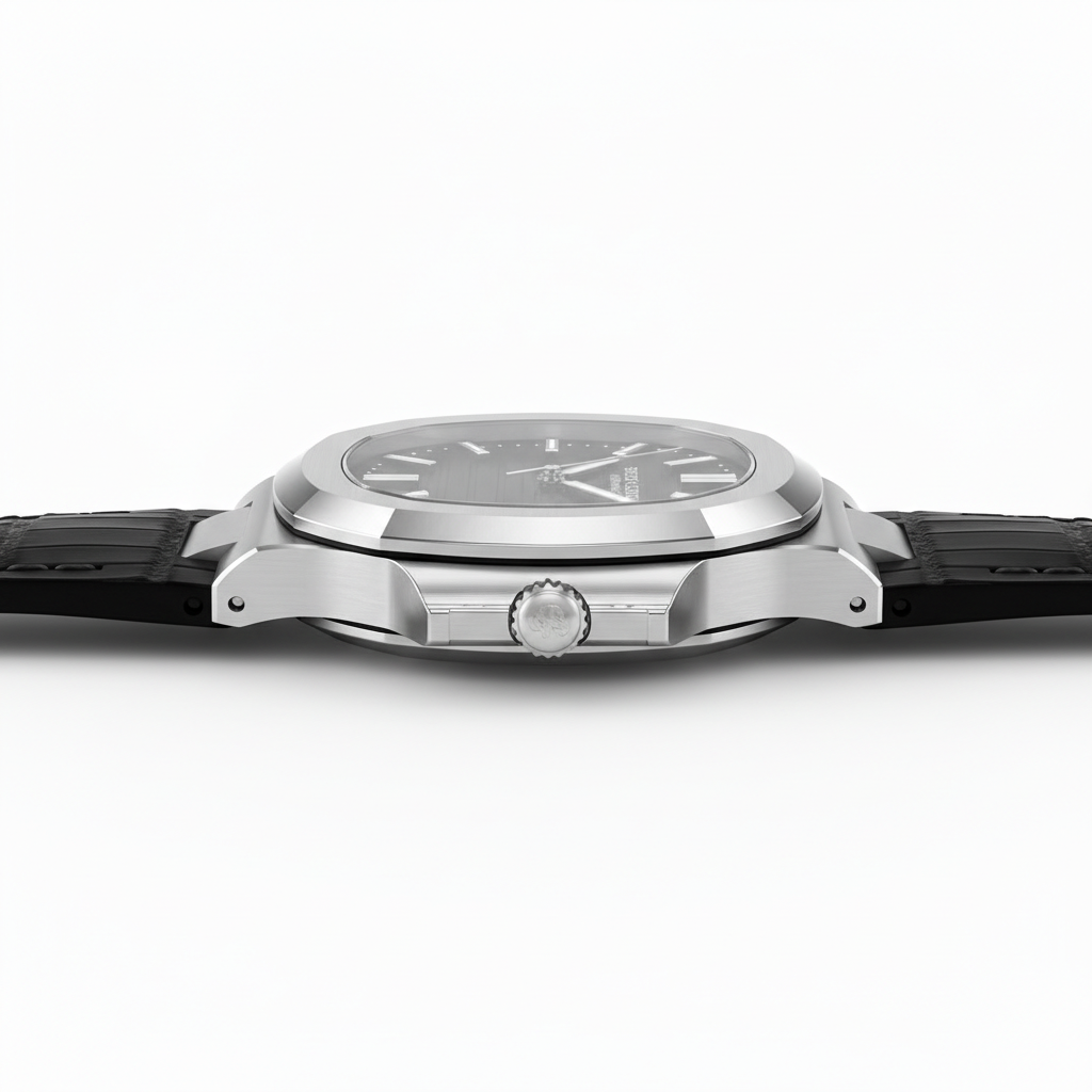 Specht&Sohne SP0010 - Mec - Side profile, crown detail, case
