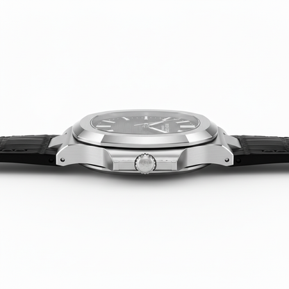 Specht&Sohne SP0010 - Mec - Side profile, crown detail, case