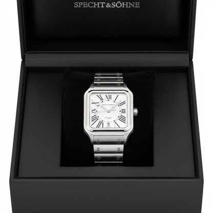 Specht & Sohne SP0021 - M - Bezel detail, polished finish presentation box