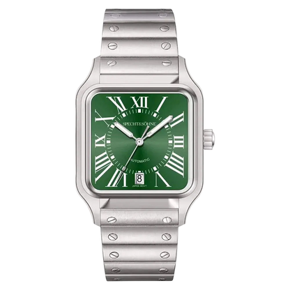 Specht & Sohne SP0021 - M - Front view, green dial