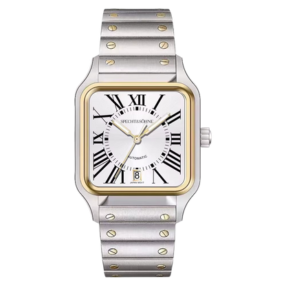 Specht & Sohne SP0021 - M - Frontal view, silver watch