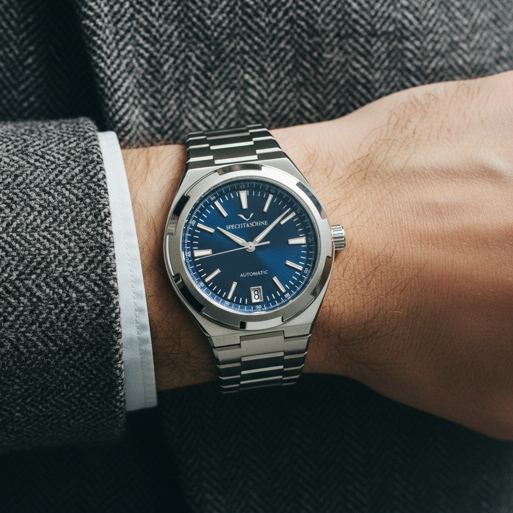 Specht & Sohne SP0024 - M - on wrist, suit cuff, elegant