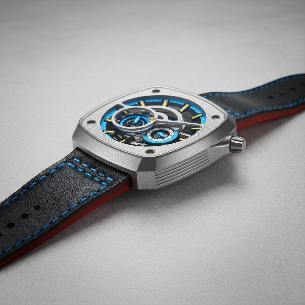 BONEST GATTI BG6601-A – Men's Automatic Mechanical Watch - Silver Case Edition breitvacher