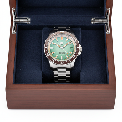 San Martin SN0118-G - Crimson Tide Automatic Watch for Men breitvacher