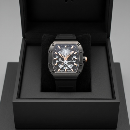 BONEST GATTI BG9904 – Skeleton Tonneau Coconut Grove Automatic Watch breitvacher