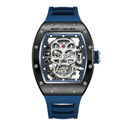 BREITVACHER 91907 - Automatic Skeleton Watch with Silicon Strap breitvacher