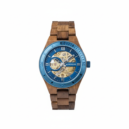 BOBO BIRD GQ029-5 - Mecha - exposed gears, watch face