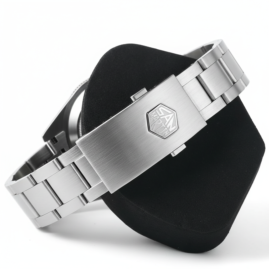 San Martin SN0008 - Autom - clasp, logo, bracelet