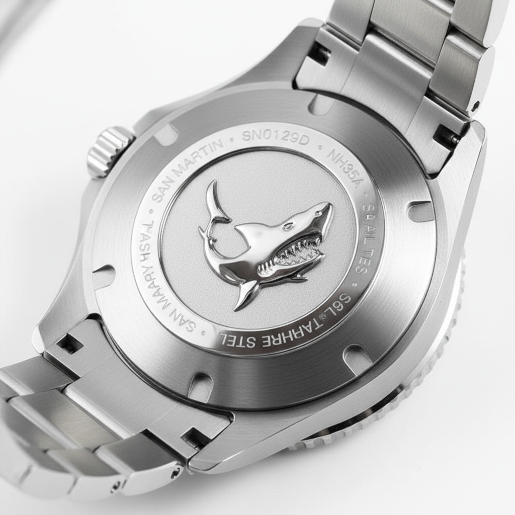 San Martin SN0118-G - Crimson Tide Automatic Watch for Men breitvacher