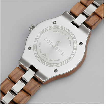 BOBO BIRD GT179 - Men's L - engraved caseback detail