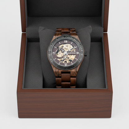 BOBO BIRD GQ029-5 - Mecha - side angle, dark wood