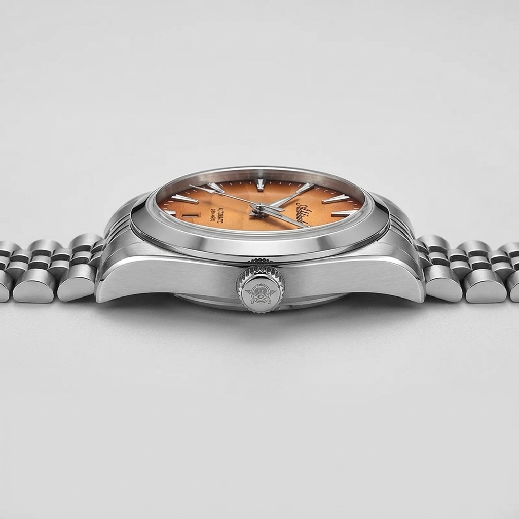 ADDIESDIVE AD2540 - side profile case crown
