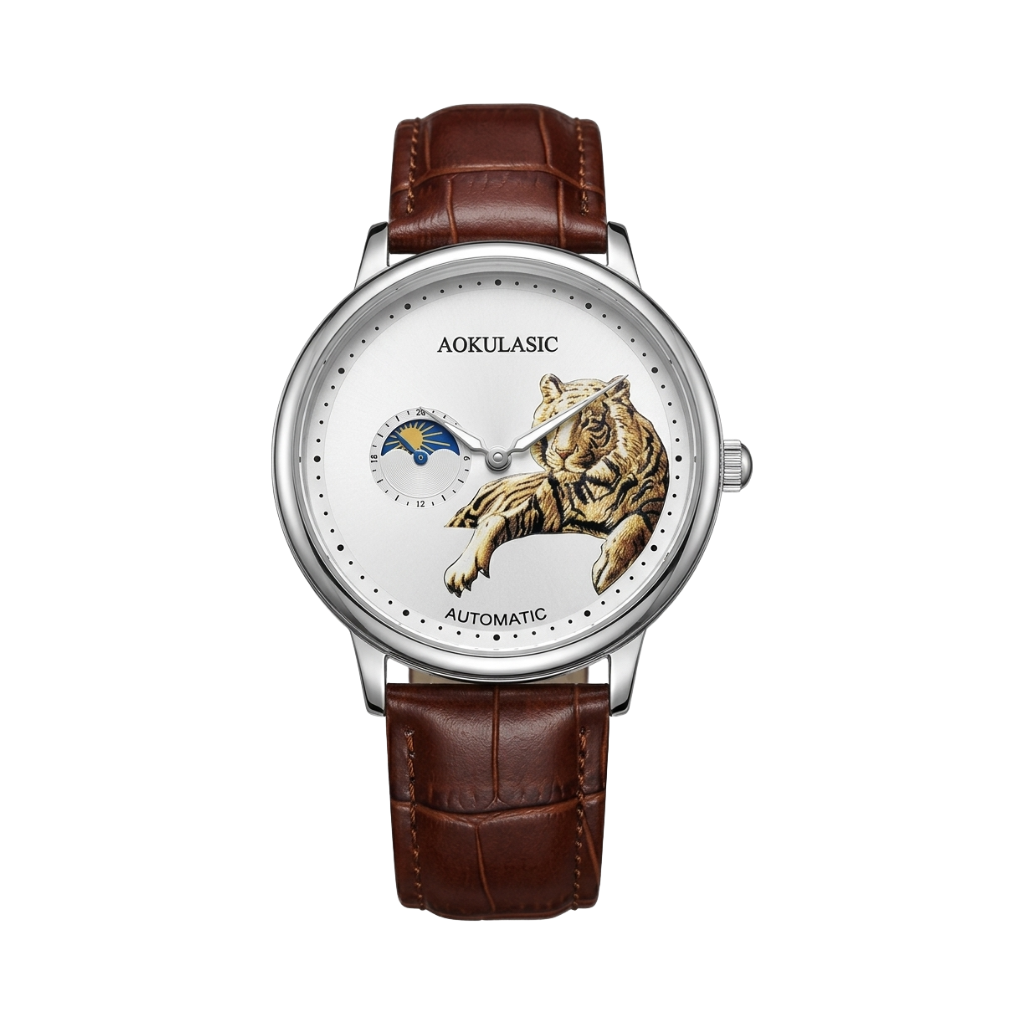 AOKULASIC AK516 - white dial front view packshot
